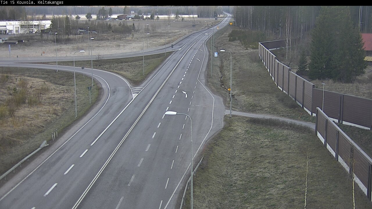 Weather Camera Image Väg 15 Kouvola, Keltakangas, Kouvola, Kymenlaakso
