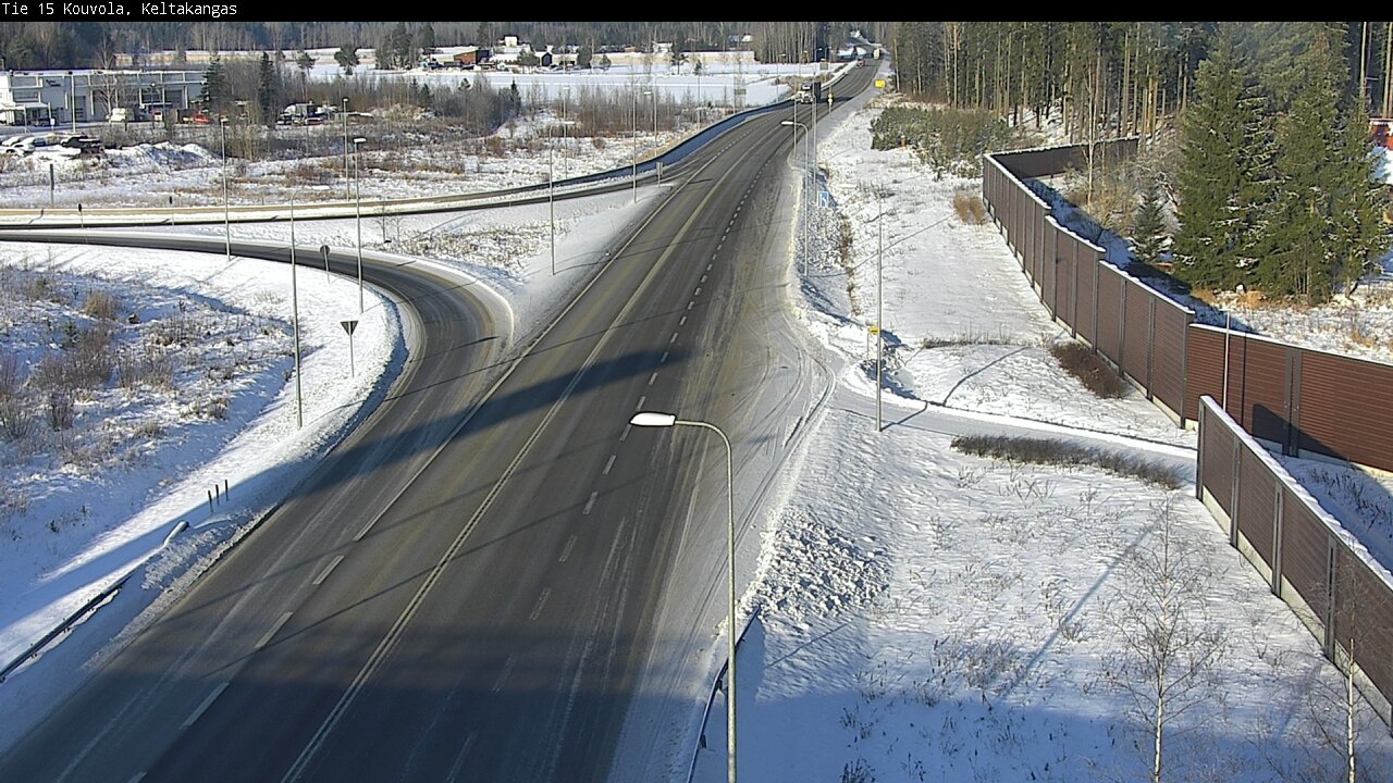 Weather Camera Image Road 15 Kouvola, Keltakangas, Kouvola, Kymenlaakso