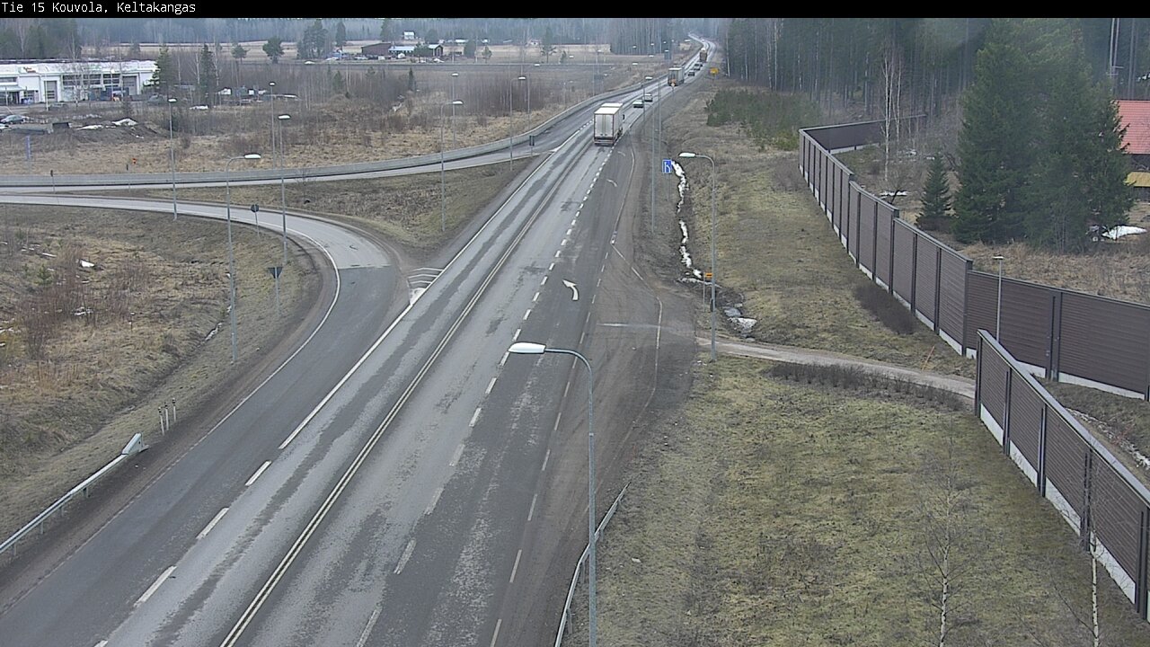 Weather Camera Image Väg 15 Kouvola, Keltakangas, Kouvola, Kymenlaakso