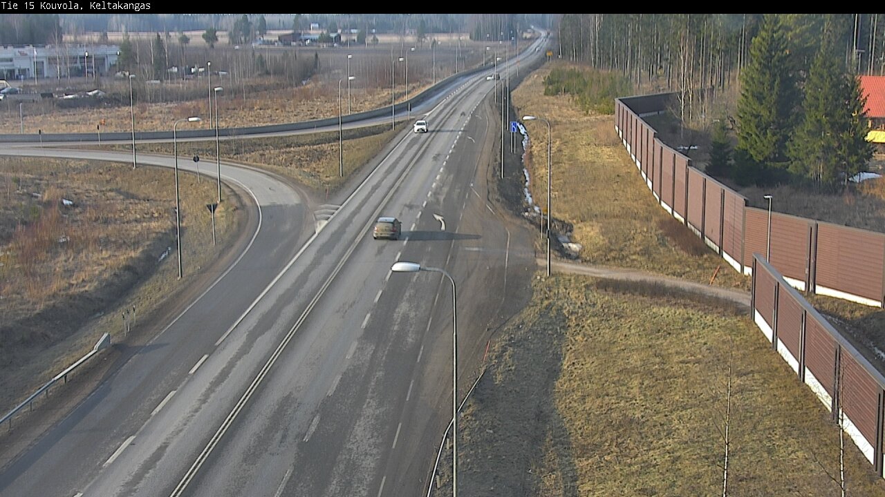 Weather Camera Image Väg 15 Kouvola, Keltakangas, Kouvola, Kymenlaakso