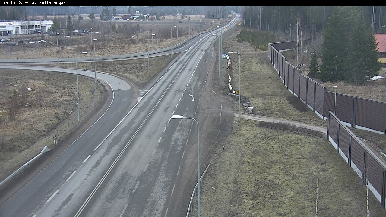 Weather Camera Image Road 15 Kouvola, Keltakangas, Kouvola, Kymenlaakso