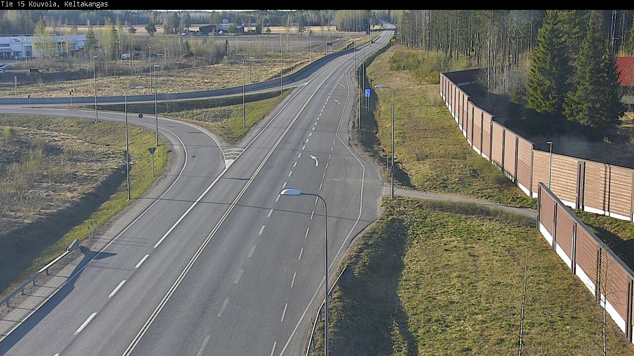 Weather Camera Image Väg 15 Kouvola, Keltakangas, Kouvola, Kymenlaakso