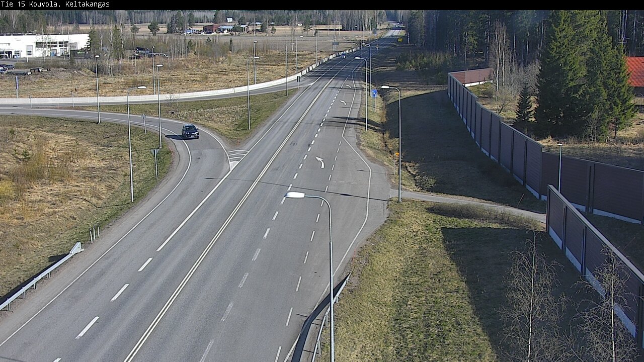 Weather Camera Image Väg 15 Kouvola, Keltakangas, Kouvola, Kymenlaakso