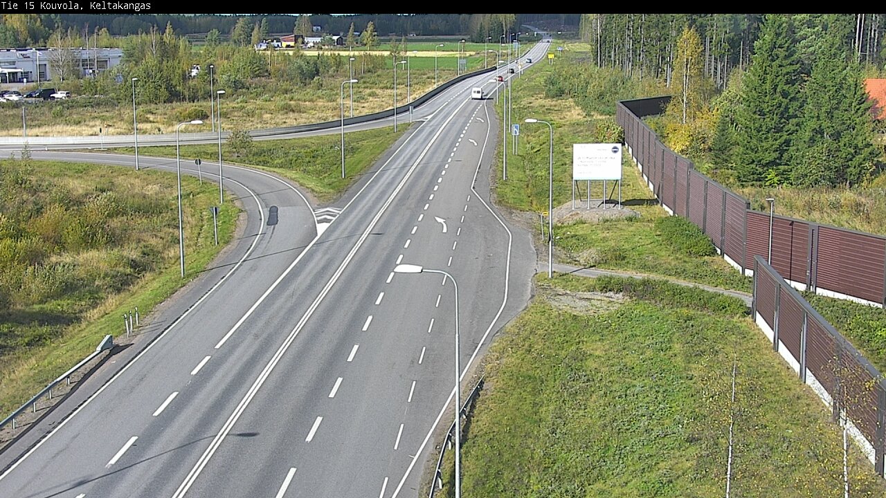 Weather Camera Image Road 15 Kouvola, Keltakangas, Kouvola, Kymenlaakso