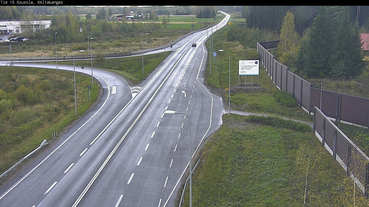 Weather Camera Image Road 15 Kouvola, Keltakangas, Kouvola, Kymenlaakso