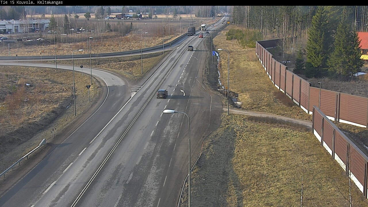 Weather Camera Image Väg 15 Kouvola, Keltakangas, Kouvola, Kymenlaakso