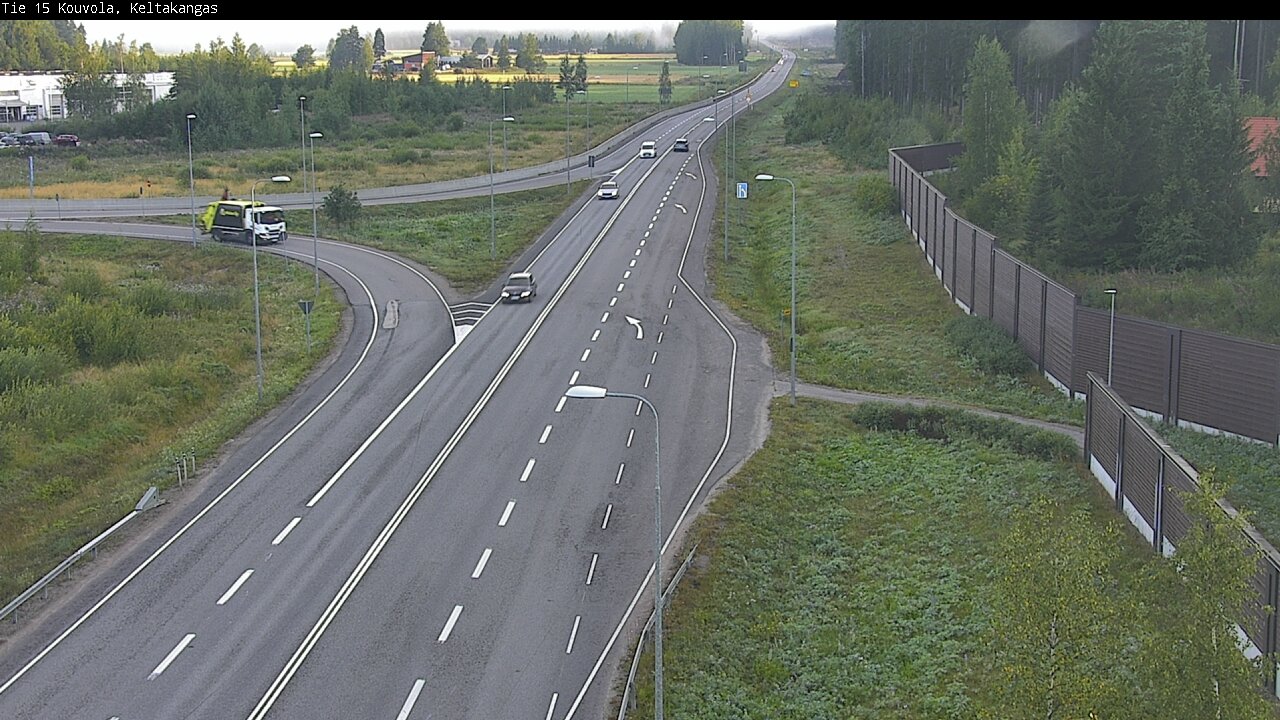 Weather Camera Image Road 15 Kouvola, Keltakangas, Kouvola, Kymenlaakso