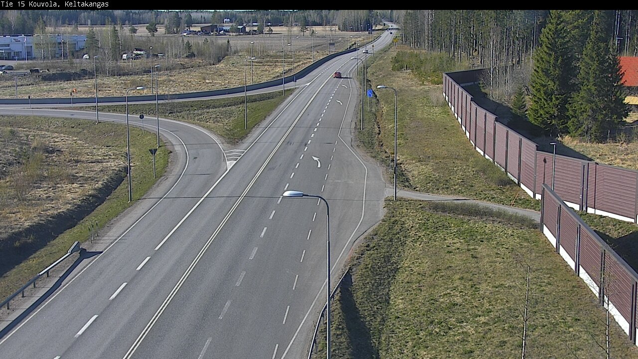 Weather Camera Image Väg 15 Kouvola, Keltakangas, Kouvola, Kymenlaakso