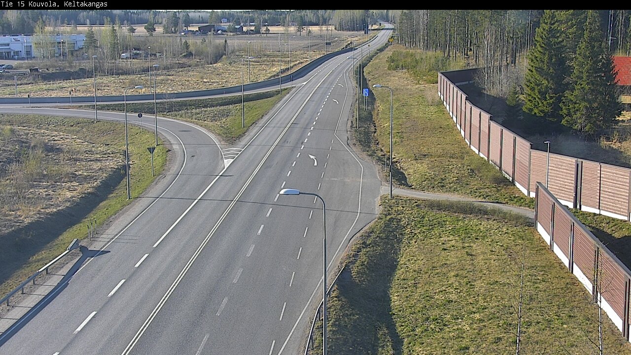 Weather Camera Image Väg 15 Kouvola, Keltakangas, Kouvola, Kymenlaakso