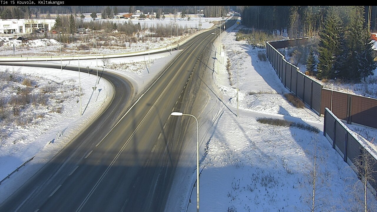 Weather Camera Image Väg 15 Kouvola, Keltakangas, Kouvola, Kymenlaakso