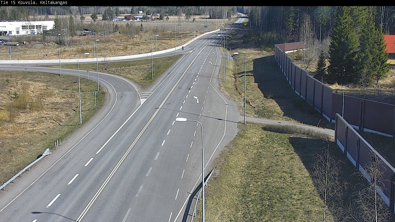 Weather Camera Image Väg 15 Kouvola, Keltakangas, Kouvola, Kymenlaakso