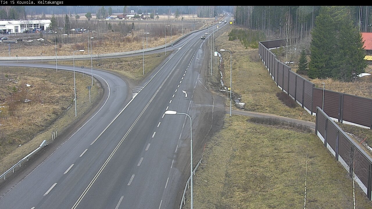 Weather Camera Image Väg 15 Kouvola, Keltakangas, Kouvola, Kymenlaakso