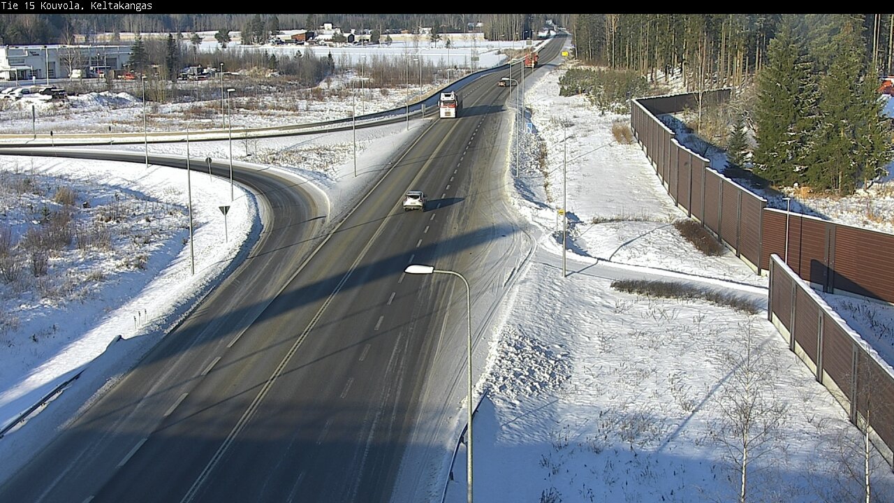 Weather Camera Image Road 15 Kouvola, Keltakangas, Kouvola, Kymenlaakso