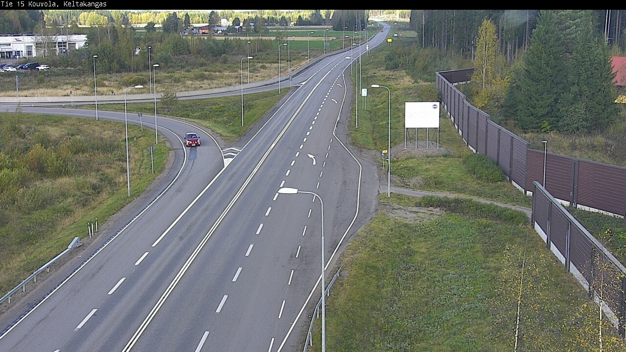 Weather Camera Image Road 15 Kouvola, Keltakangas, Kouvola, Kymenlaakso