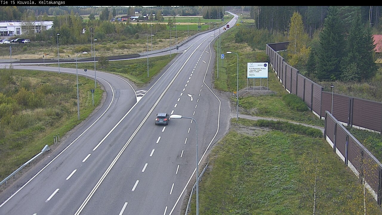 Weather Camera Image Road 15 Kouvola, Keltakangas, Kouvola, Kymenlaakso