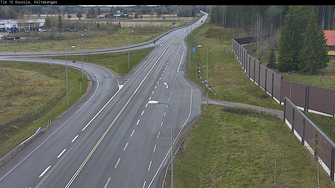 Weather Camera Image Väg 15 Kouvola, Keltakangas, Kouvola, Kymenlaakso
