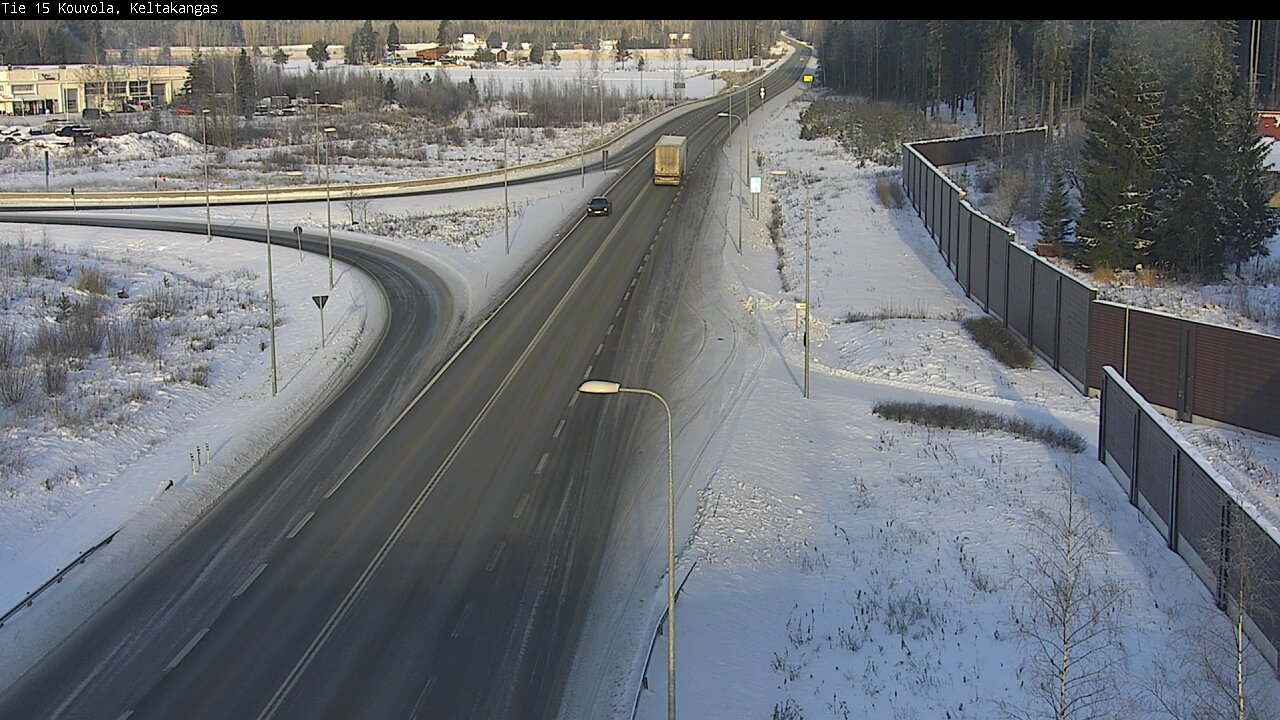 Weather Camera Image Väg 15 Kouvola, Keltakangas, Kouvola, Kymenlaakso