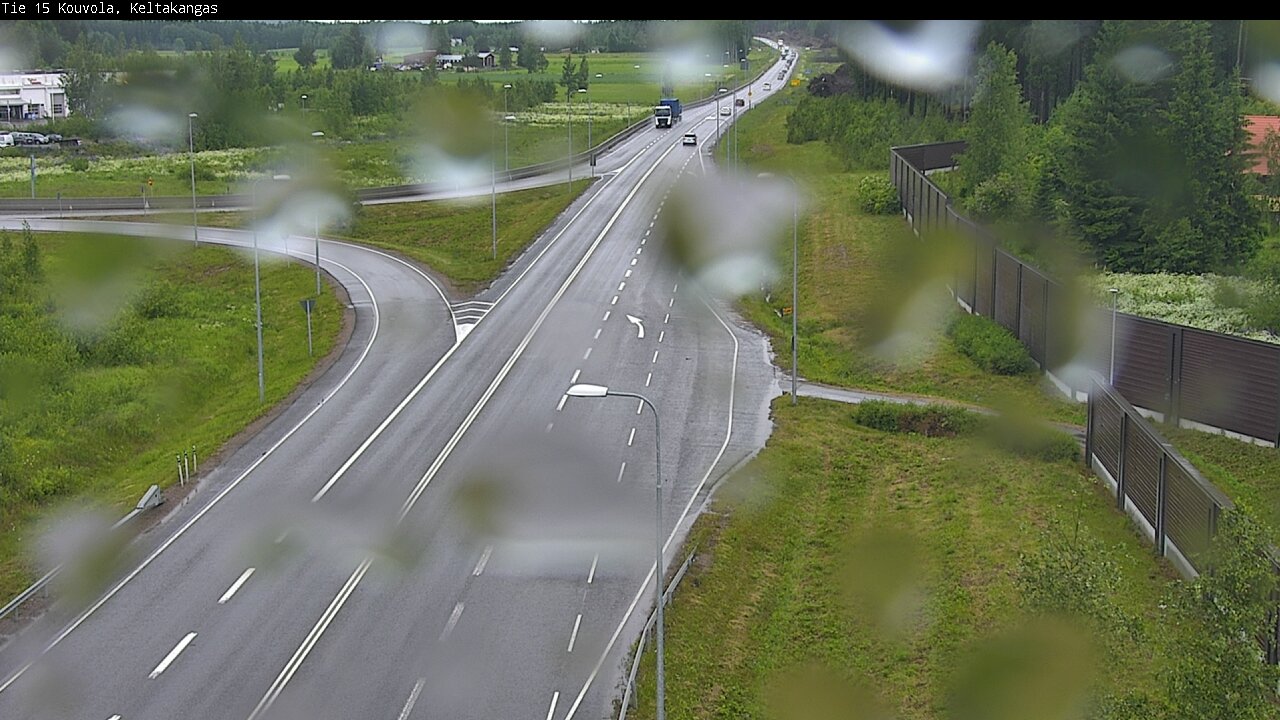 Weather Camera Image Väg 15 Kouvola, Keltakangas, Kouvola, Kymenlaakso