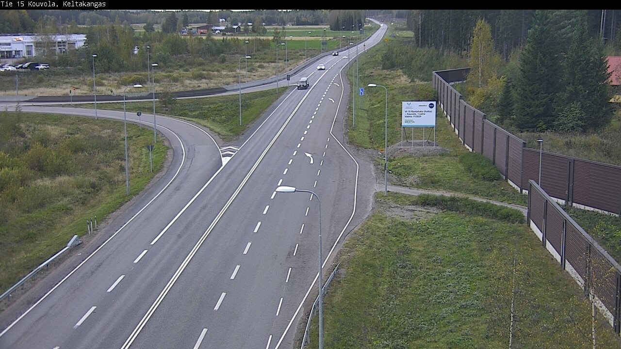 Weather Camera Image Road 15 Kouvola, Keltakangas, Kouvola, Kymenlaakso