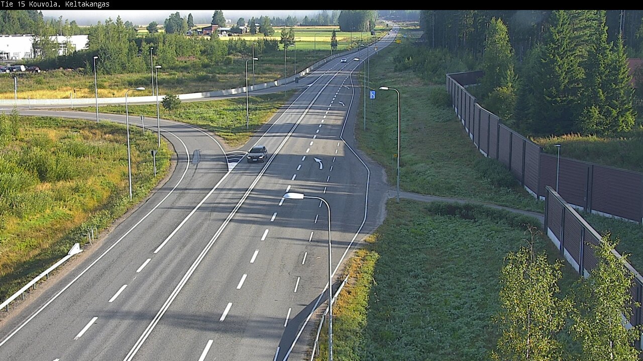 Weather Camera Image Road 15 Kouvola, Keltakangas, Kouvola, Kymenlaakso