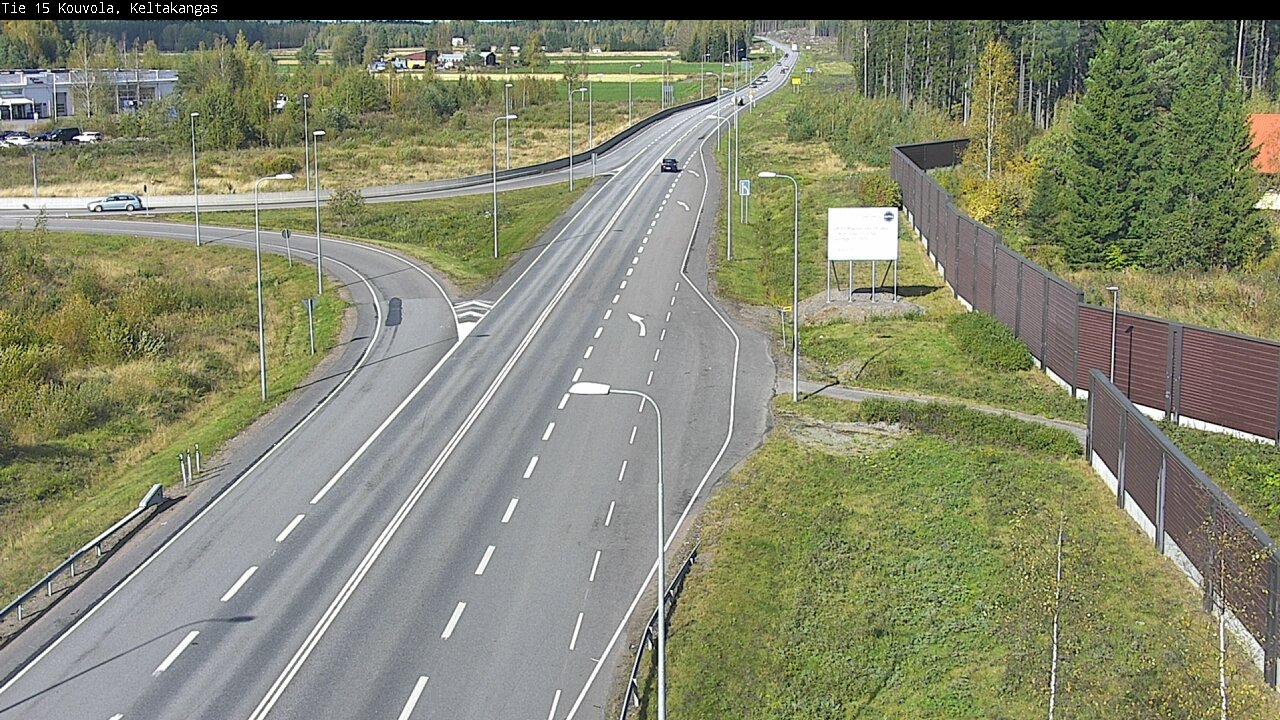 Weather Camera Image Road 15 Kouvola, Keltakangas, Kouvola, Kymenlaakso