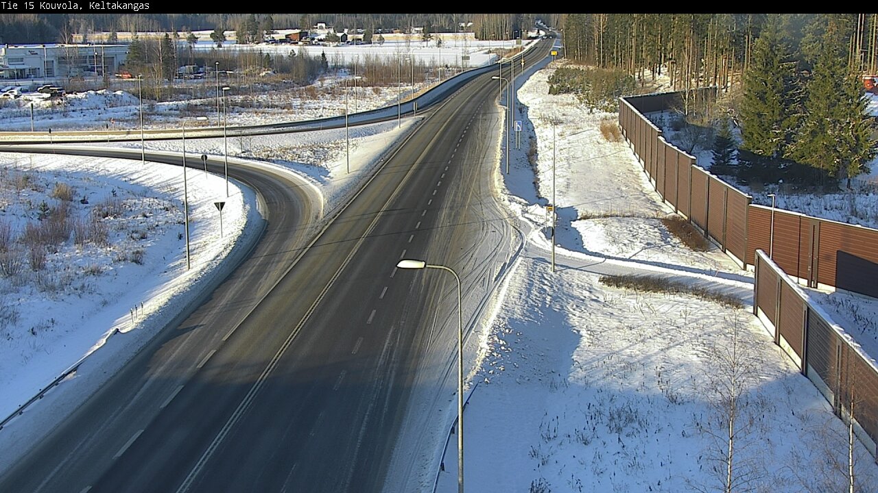 Weather Camera Image Road 15 Kouvola, Keltakangas, Kouvola, Kymenlaakso