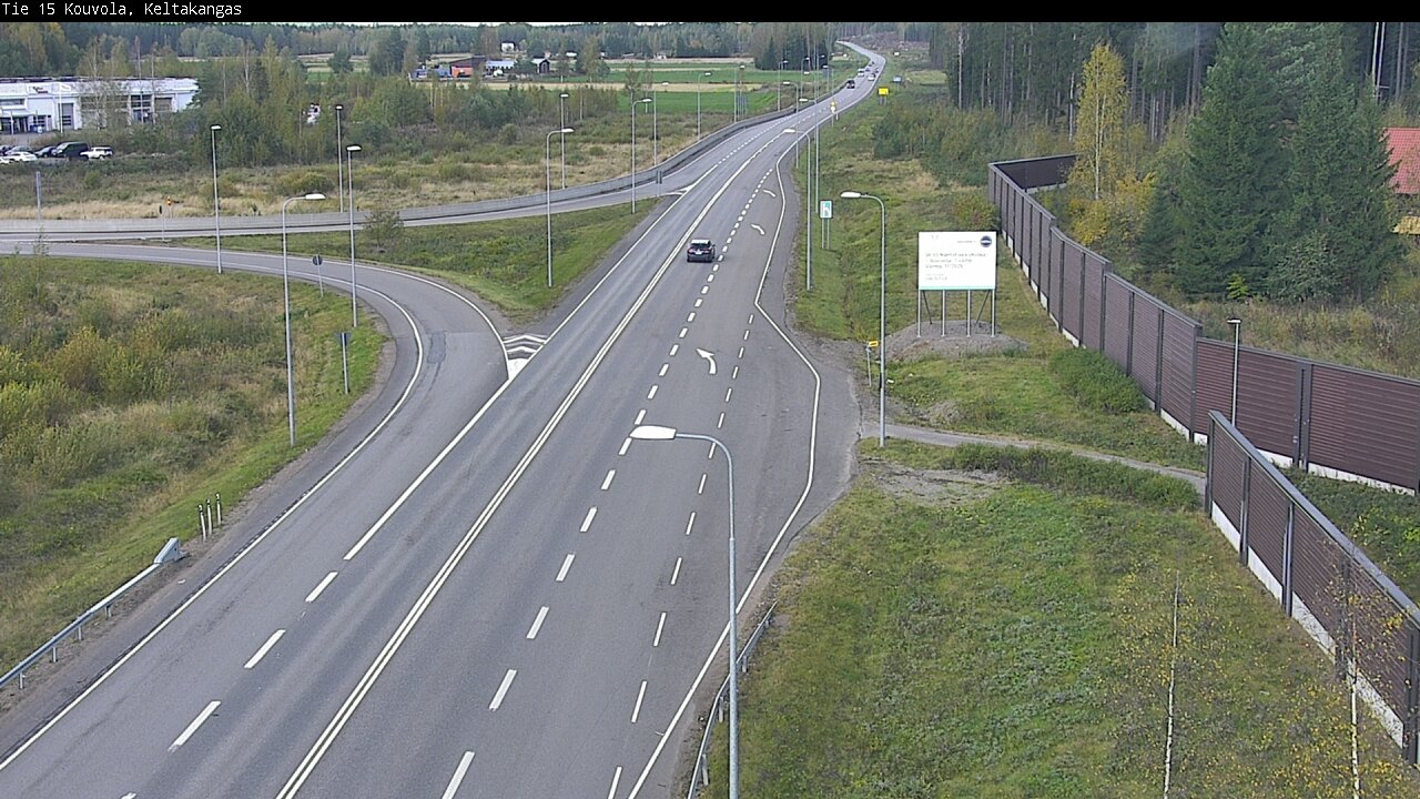 Weather Camera Image Road 15 Kouvola, Keltakangas, Kouvola, Kymenlaakso