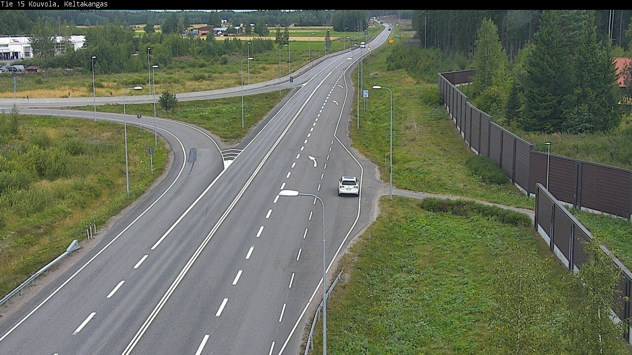 Weather Camera Image Väg 15 Kouvola, Keltakangas, Kouvola, Kymenlaakso