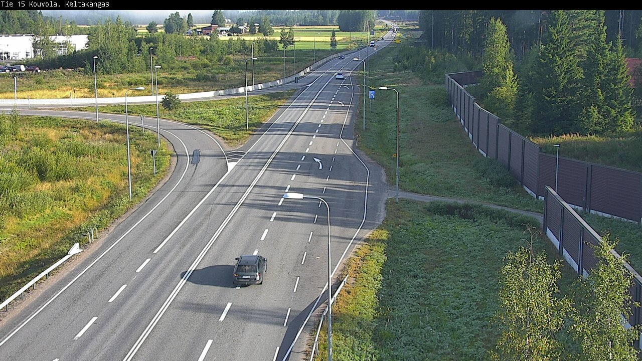 Weather Camera Image Road 15 Kouvola, Keltakangas, Kouvola, Kymenlaakso