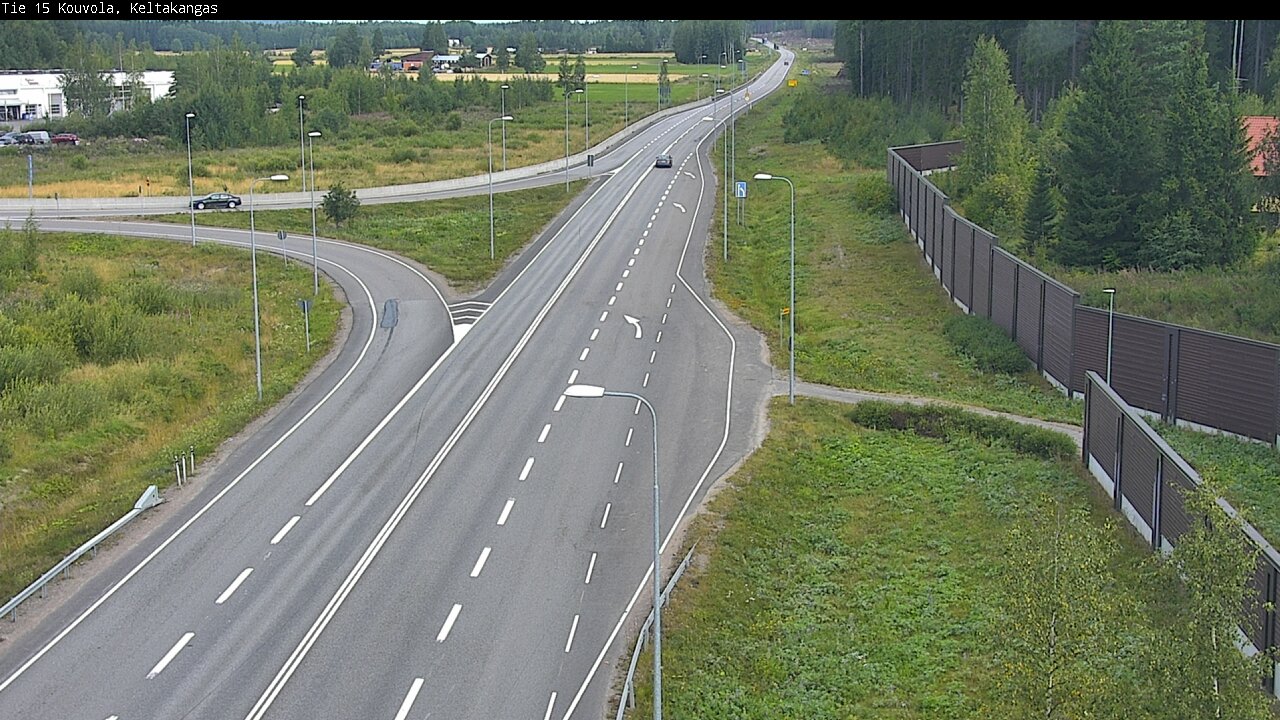 Weather Camera Image Road 15 Kouvola, Keltakangas, Kouvola, Kymenlaakso