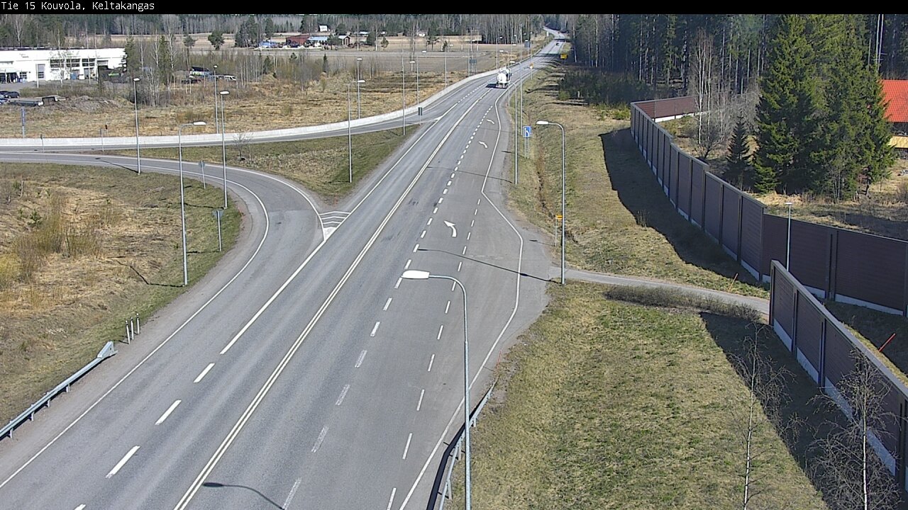 Weather Camera Image Väg 15 Kouvola, Keltakangas, Kouvola, Kymenlaakso