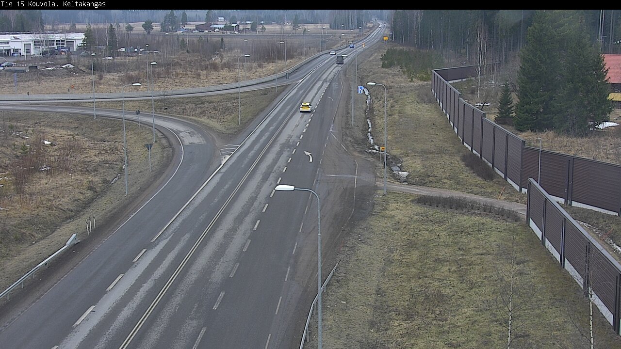 Weather Camera Image Väg 15 Kouvola, Keltakangas, Kouvola, Kymenlaakso