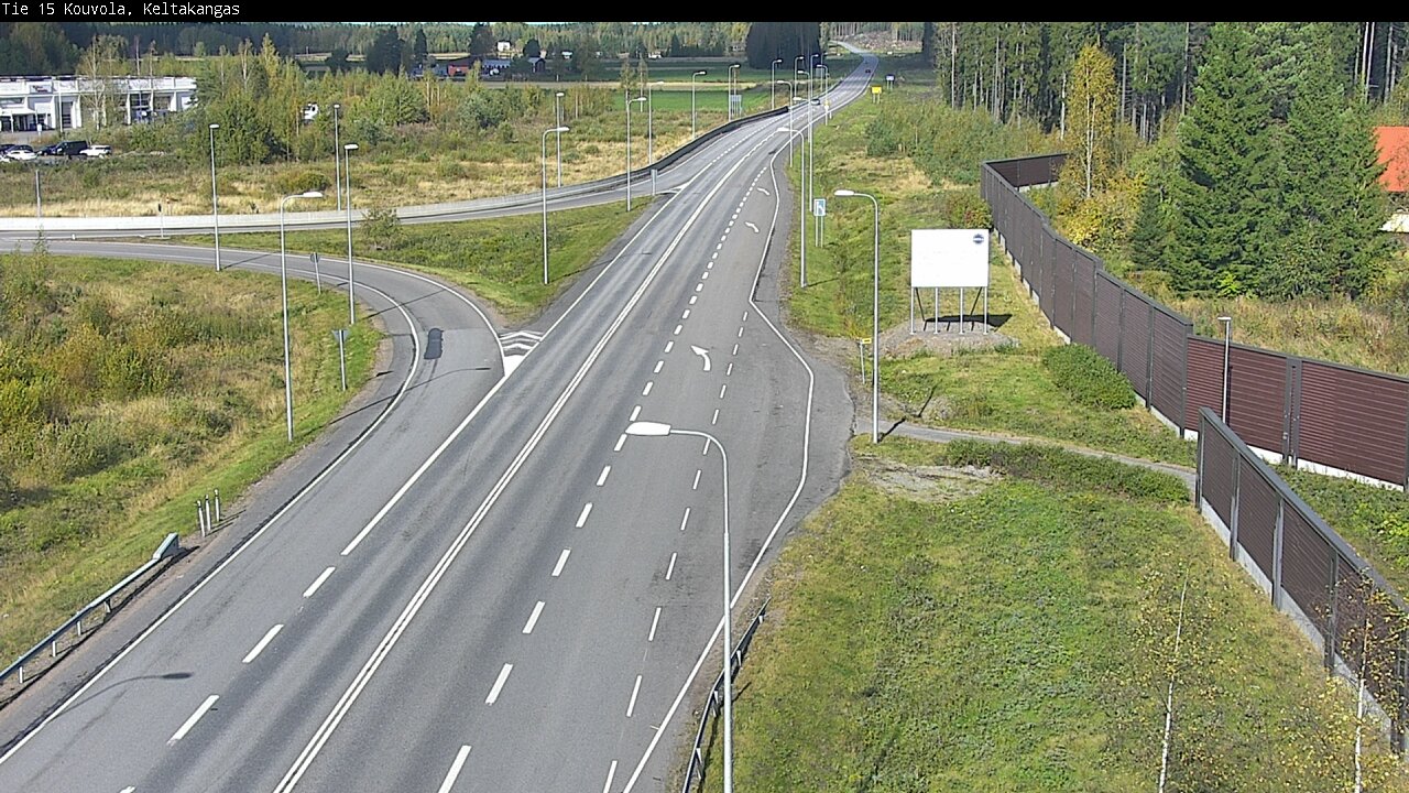 Weather Camera Image Road 15 Kouvola, Keltakangas, Kouvola, Kymenlaakso