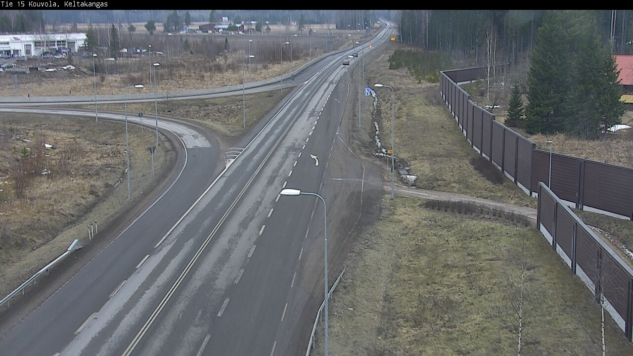 Weather Camera Image Väg 15 Kouvola, Keltakangas, Kouvola, Kymenlaakso