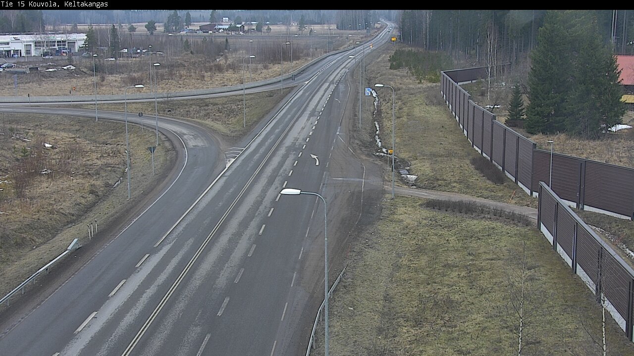 Weather Camera Image Väg 15 Kouvola, Keltakangas, Kouvola, Kymenlaakso