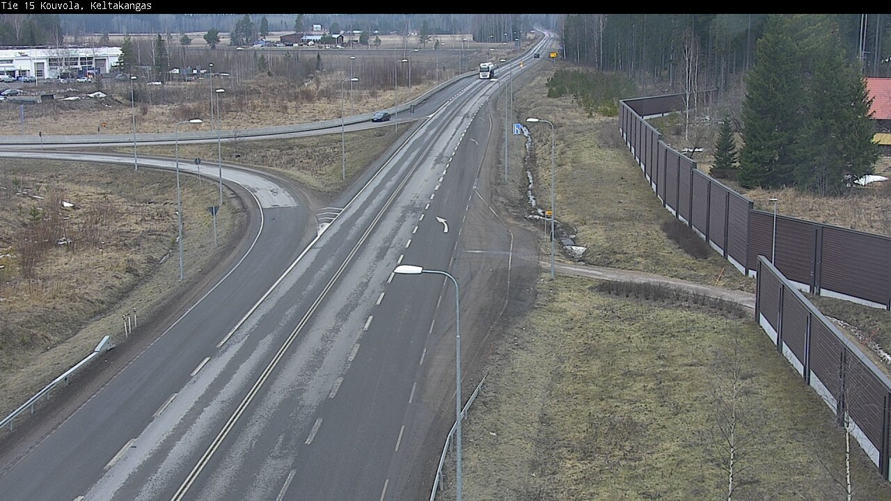 Weather Camera Image Väg 15 Kouvola, Keltakangas, Kouvola, Kymenlaakso