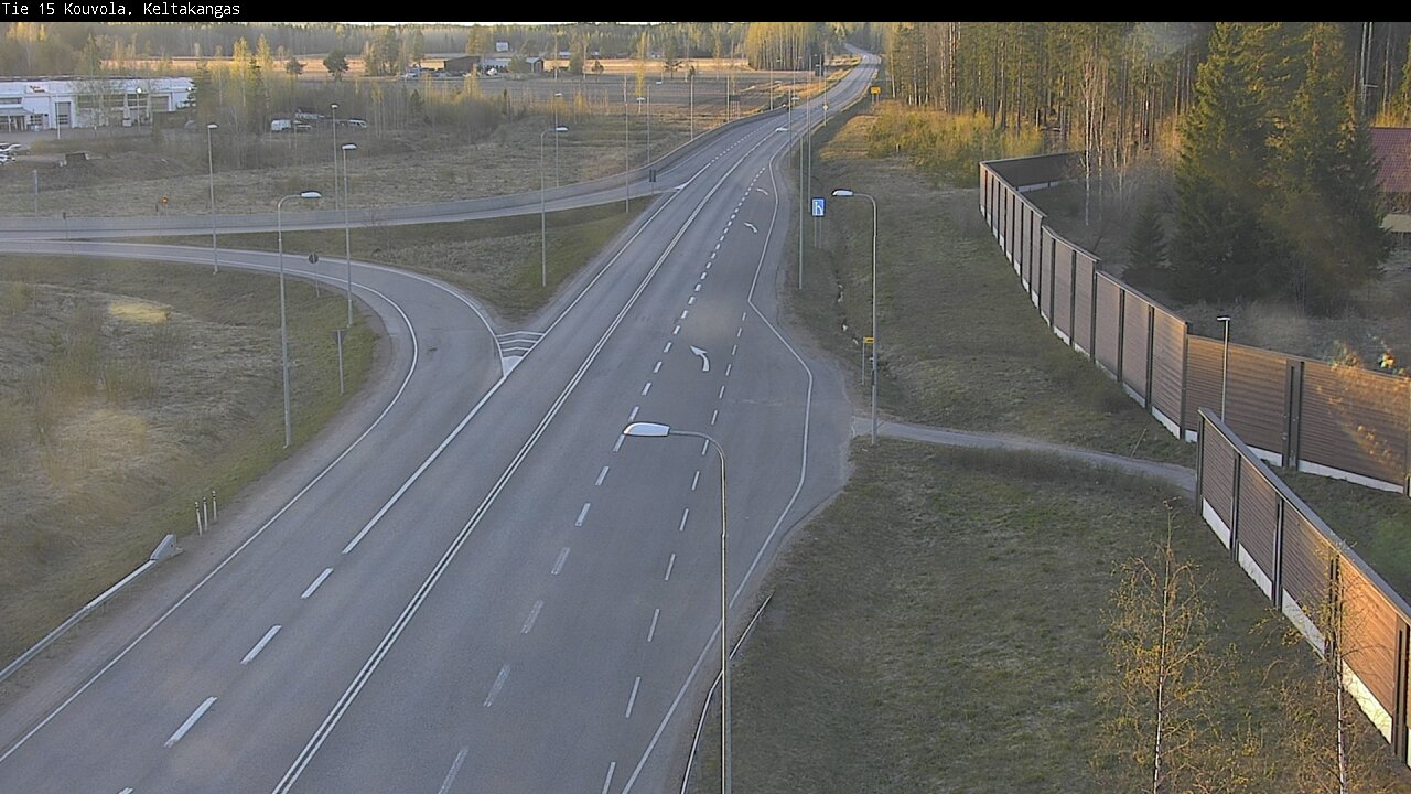 Weather Camera Image Väg 15 Kouvola, Keltakangas, Kouvola, Kymenlaakso