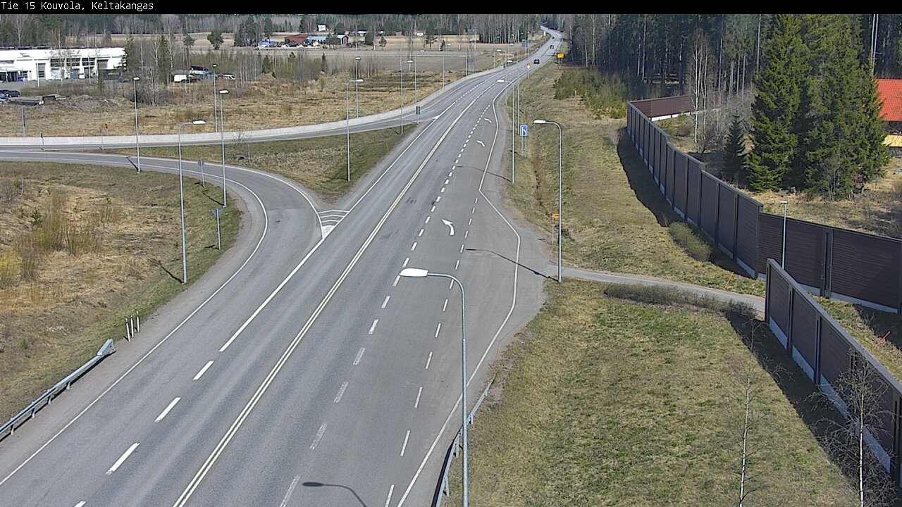 Weather Camera Image Väg 15 Kouvola, Keltakangas, Kouvola, Kymenlaakso