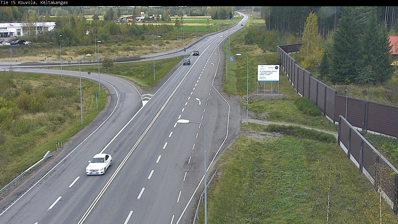 Weather Camera Image Road 15 Kouvola, Keltakangas, Kouvola, Kymenlaakso