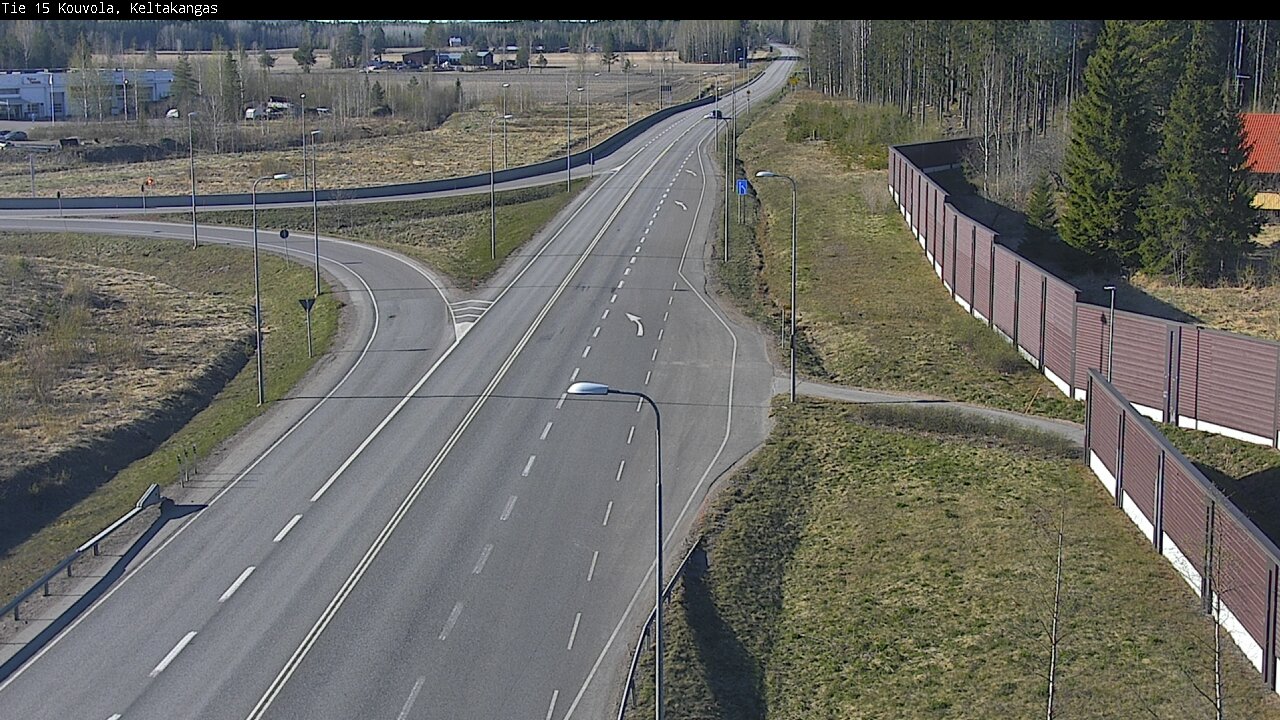 Weather Camera Image Väg 15 Kouvola, Keltakangas, Kouvola, Kymenlaakso