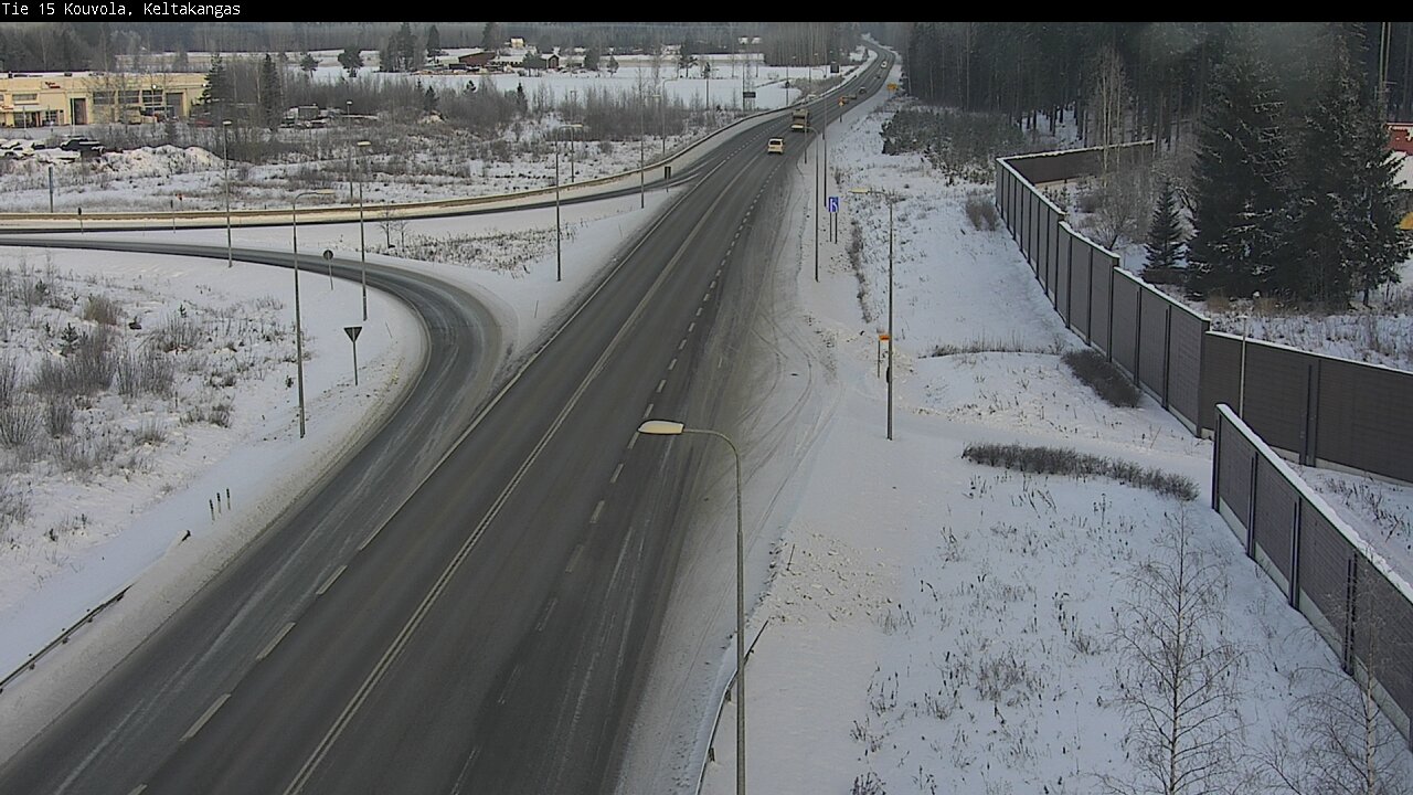 Weather Camera Image Väg 15 Kouvola, Keltakangas, Kouvola, Kymenlaakso