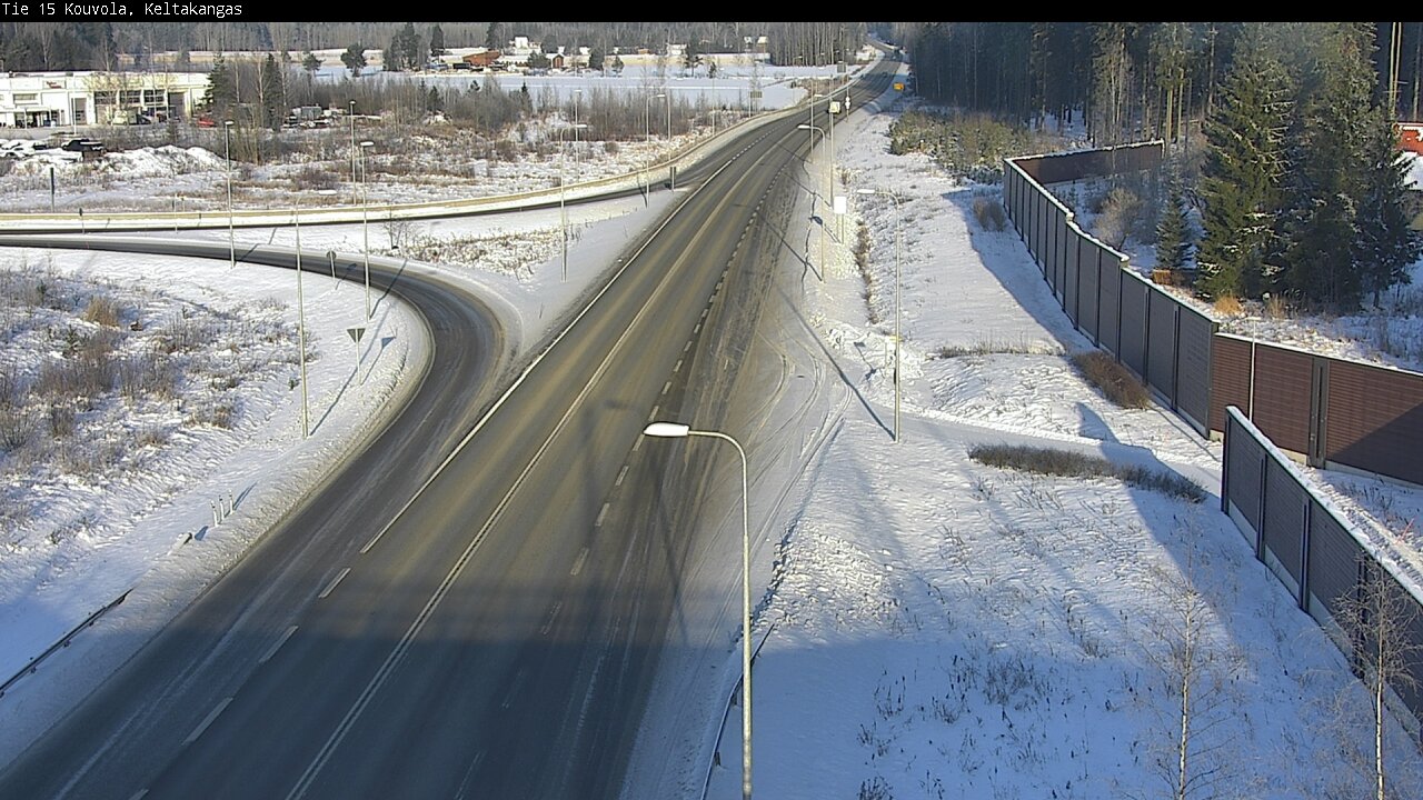 Weather Camera Image Väg 15 Kouvola, Keltakangas, Kouvola, Kymenlaakso