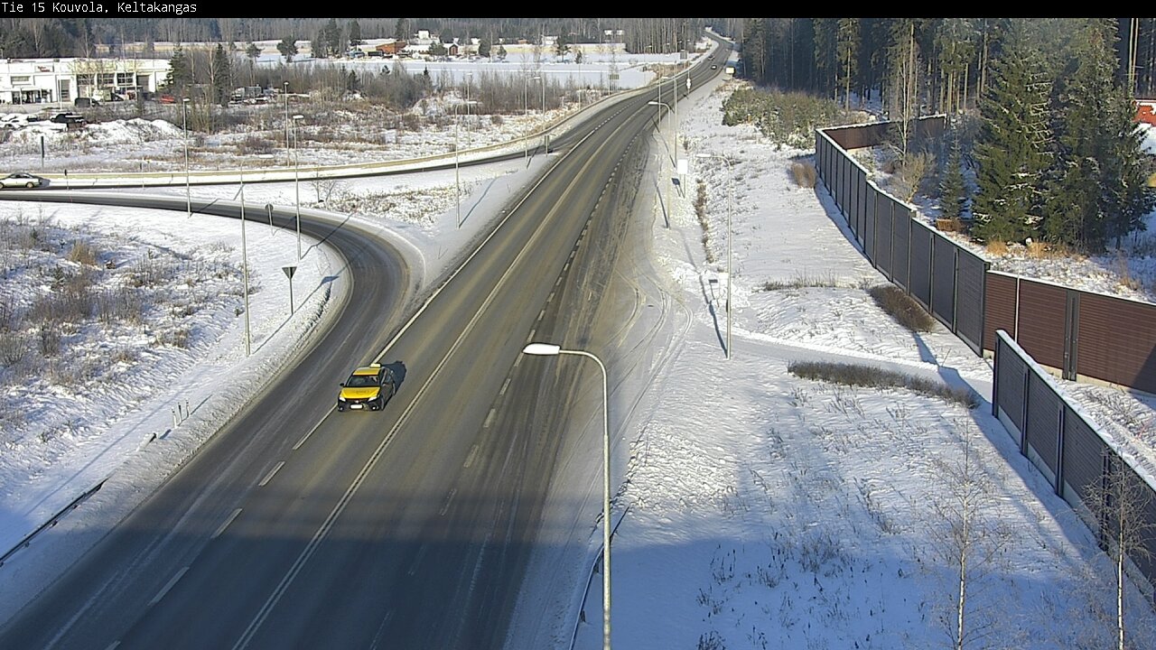 Weather Camera Image Väg 15 Kouvola, Keltakangas, Kouvola, Kymenlaakso