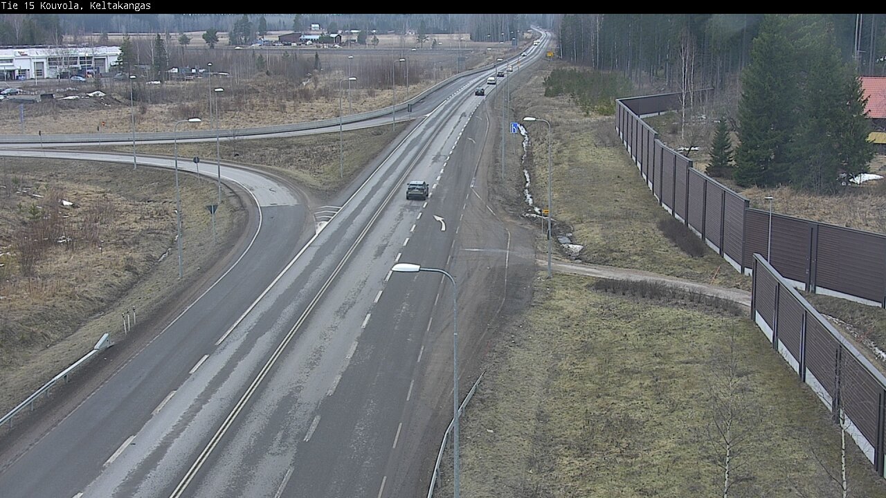 Weather Camera Image Väg 15 Kouvola, Keltakangas, Kouvola, Kymenlaakso