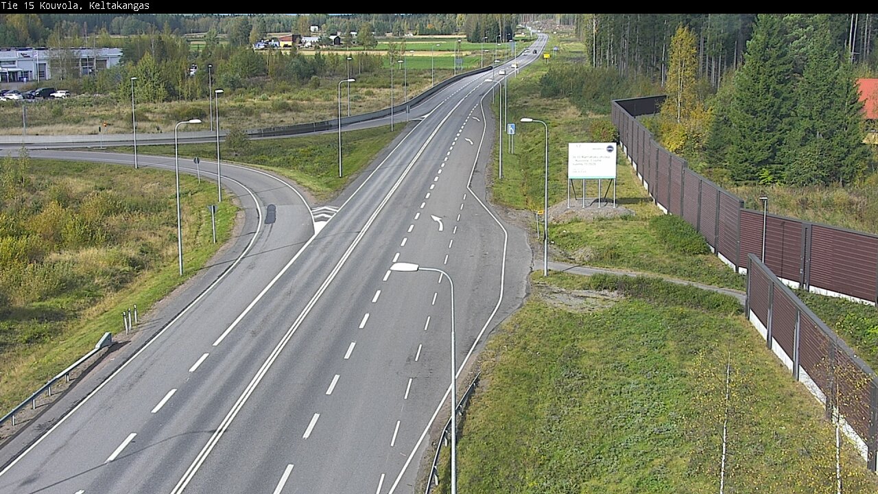 Weather Camera Image Road 15 Kouvola, Keltakangas, Kouvola, Kymenlaakso