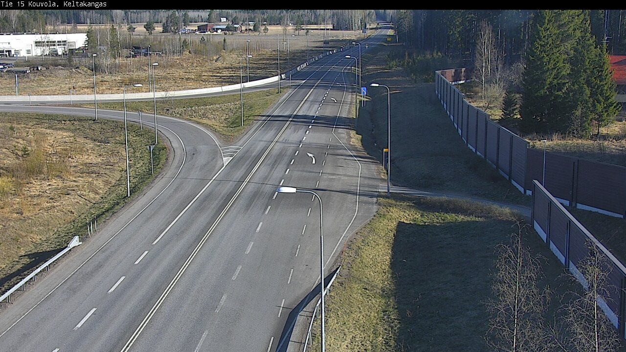 Weather Camera Image Väg 15 Kouvola, Keltakangas, Kouvola, Kymenlaakso