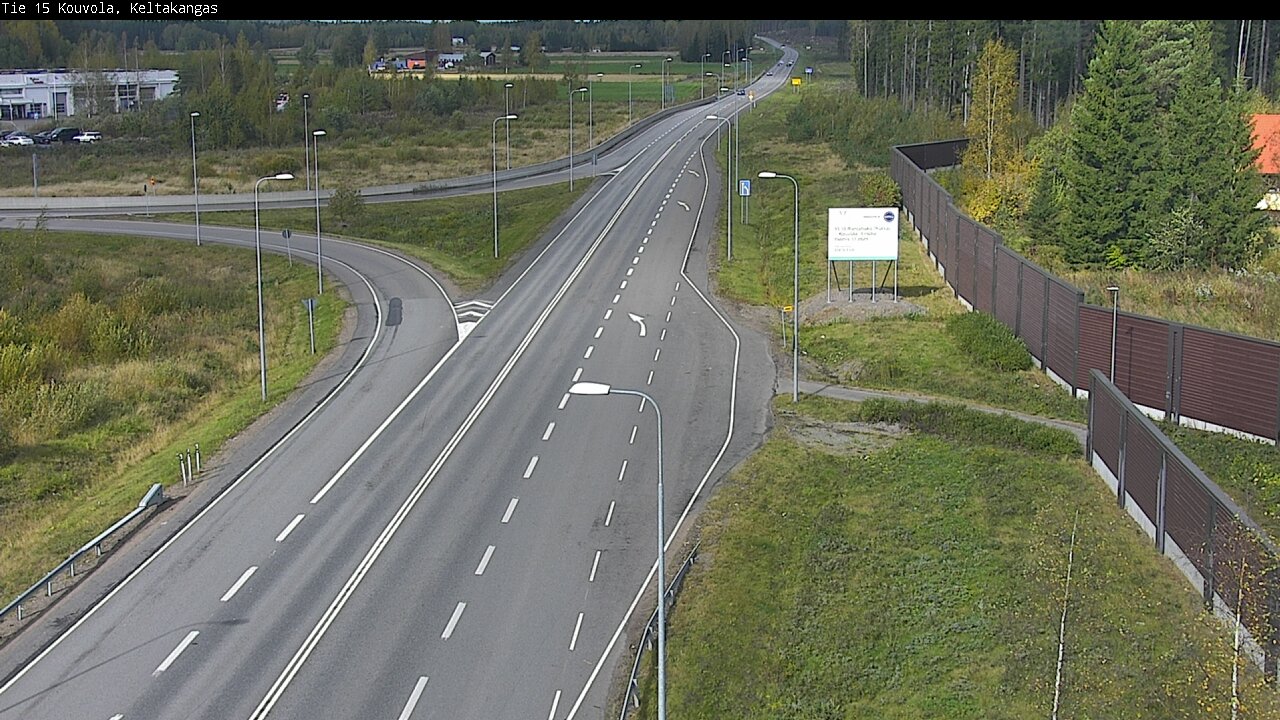 Weather Camera Image Road 15 Kouvola, Keltakangas, Kouvola, Kymenlaakso