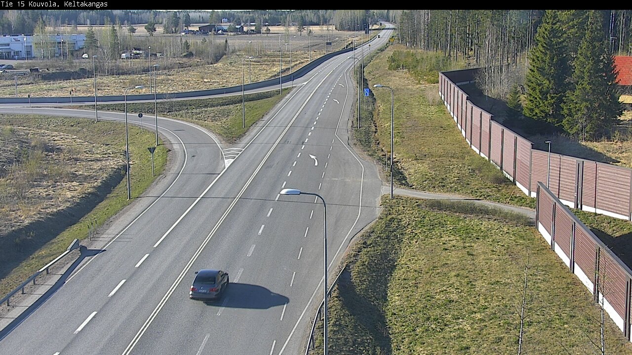 Weather Camera Image Väg 15 Kouvola, Keltakangas, Kouvola, Kymenlaakso