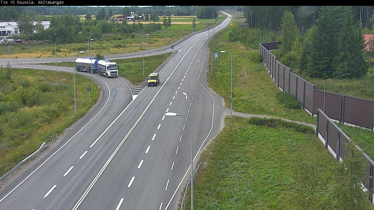Weather Camera Image Väg 15 Kouvola, Keltakangas, Kouvola, Kymenlaakso