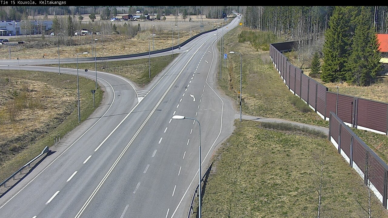 Weather Camera Image Väg 15 Kouvola, Keltakangas, Kouvola, Kymenlaakso